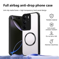 Case For Realme C75 C75X 14X C73 C71 C67 C63 C61 C53 C51 C55 Magnetic Suction Phone Casing Clear Acr