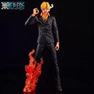 โมเดลซันจิ โมเดลวันพีช Sanji Black Leg OnePiece Figure 28cm Big Size (injured after Battle Ver.) บรร