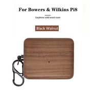 For Bowers & Wilkins Pi8 Case,Solid Wood Case Shockproof Shell Protective Cover