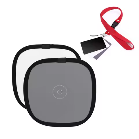 2 in 1 Gray and White Balance Card 12-inch 18% Gray Board for Photography Focusing Board Focusing Sc