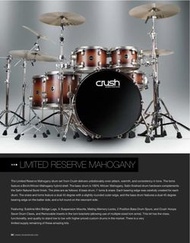 爵士鼓  Crush Drums｜Limited Reserve Mahogany