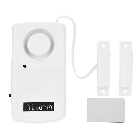 120dB Wireless Home Window Door Magnetic Sensor Burglar Security Alarm System Battery Excluded Windo