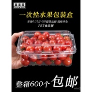 Plastic Box j Disposable Fruit 500m Fruit Strawberry Supermarket Fruit Box Water Fresh-keeping Box P