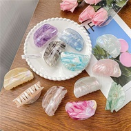 From Thailand Acrylic Hair Clip 8 cm. Name Diy Beautiful And Striking Colors Pastel Marble Clips Sha