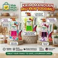 Mu'min Shower Cream Set 1000ml + FREE Toothpaste & Toothbrush Anti-Bacterial