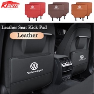 Car Leather Seat Back Kick Pad Anti Scratch Mat For Volkswagen Polo Fox Gol Up Golf Beetle Santana Sagitar Tiguan Passat Touran Jetta Caddy Shsran Vento Accessories