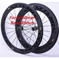 MAVIC COSMIC 60 + 88mm road wheelset 700C carbon wheels 23mm tubular or clincher