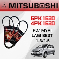 Perodua Myvi Lagi Best 1.3 / 1.5 (4PK1630 / 6PK1630) - Mitsuboshi Original (Fan Belt)