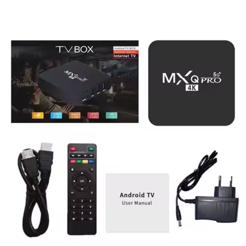 MXQ PRO TV BOX Android S905L 2.4G&5G WiFi Original Quad Core Youtube Media Player Mxq Pro 4K Set Top