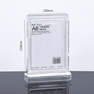 A6 Menu Stand Brochure Display QRIS Acrylic Stand/ Brochure Holder Acrylic Sign Holder/