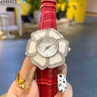 Fashion Fashion ❤ T Texture Batch Chanel Style Flower Shape Diamond Dial Belt Women's Watch Ceramic 
