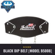 【AUTHENTIC】SCHIEK Black Dip Belt [Model B5008] - Power Weight Lifting Dip Belt - Gym Belt