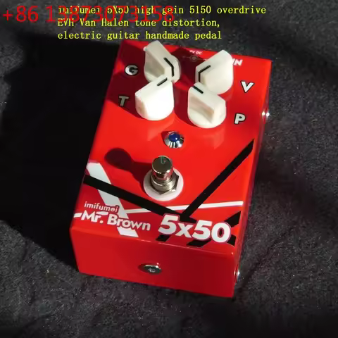 Imifumei 5X50 high gain 5150 overdrive EVH Van Halen tone distortion, electric guitar handmade pedal
