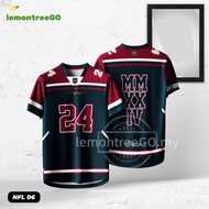 Nfl Jersey Custom Plus Size Plain Sublimation Jersey Design Printing Murah 2024 NFL Oversize NEW L F