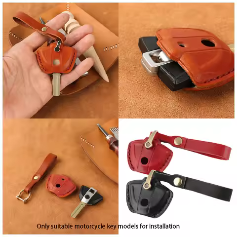 Motorcycle Key Cover for BMW F800GS C400X R1200GS G310gs R NineT Scrambler ABS R9T Motor Leather Car