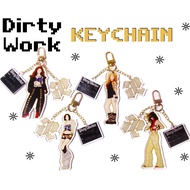 AESPA KEYCHAIN DIRTY WORK