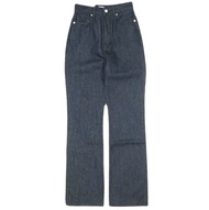 CLANE染色喇叭顏色11111-7312 0碼 靛藍色拉鍊喇叭褲 [近全新] [二手] [CLANE]