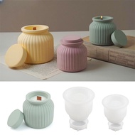 Candle Jar Silicone Mold Succulent Flower Pot Mold Jewelry Storage Box Molds Plaster Epoxy Resin Molds Home Decor
