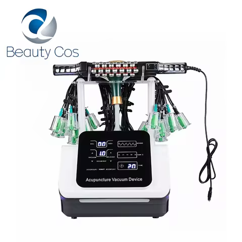 3 in 1 Inner Ball Roller Massager Machine Acupuncture Vacuum Electric Cupping Therapy Device for Bod