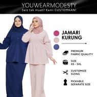 YouWearModesty Jamari Baju Kurung Muslimah Plus Size Baju Kurung Wanita Baju Raya Perempuan Viral Be