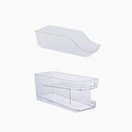 Daily Like | Refrigerator Organizer Bins Soda Can Dispenser Beverage Holder Fridge Freezer Storage