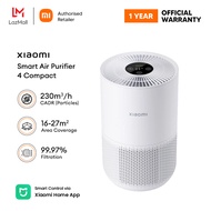 Xiaomi Mi Smart Air Purifier 4 Compact LED Display True HEPA Filter PM CADR 230m³/h 360° Circulation System App+AI Voice Smart Control 120㎡/h Effective Coverage
