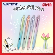 [Super Stationery] Writech Pen Gel Ombre 0.7mm (Dakwat Hitam & Biru) | Writech Ombre Gel Pen 0.7mm (