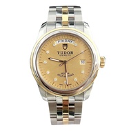 Tudor/men's Watch Junyu Series Automatic Mechanical Watch Men's 56003-68063 Gold Dial Jacquard with Diamonds