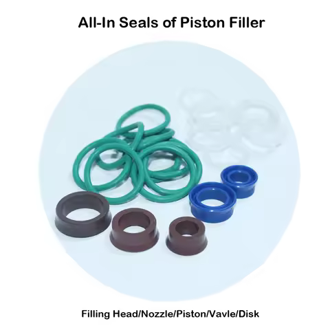 Filling machine seal O-ring for piston check valve, nozzle, viton O-ring seals anti-rust can stand w