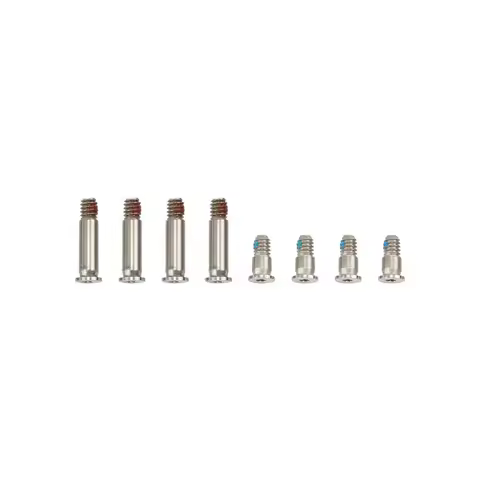 8PCS/set A2442 A2485 Laptop Bottom Case Cover Screw Screws Set Silver For Macbook Pro 14" 16" A2442 