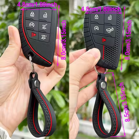Key Fob Cover For Chevy Silverado 1500 Suburban Tahoe GMC Sierra 1500 Silverado Sierra 2500HD 3500HD