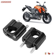 BANANA1Z6 2pcs Motorcycle Handlebar Mount Clamps, CNC Aluminum Alloy Black Silver Gold Handlebar Ris