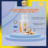 Original D'Aura Daura Minyak Kelapa Dara VCO Softgel Daura (80's) b
