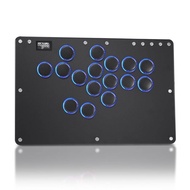 Haute42 T16 Pro V2 Leverless All-Button Arcade Controller Slim Fighting Stick with Turbo Custom RGB