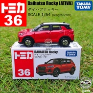 No. 36 Tomica Takara Tomy Perodua Ativa Daihatsu Rocky 1:64 Model Diecast Toy Car Model