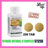 Platinum Seller Nutrilite NATURAL B COMPLEX 250 tab (Expired Date 2025)