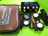 (BLK ALUMINOM) MEDITENS BlackBox TENS FES ES (3 Function - 4 output) electrical stimulator,physical 