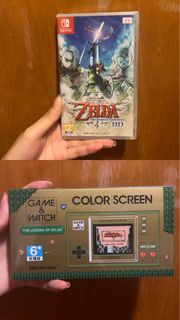 薩爾達傳說（禦天之劍）+ game &amp; watch (the legend of Zelda)