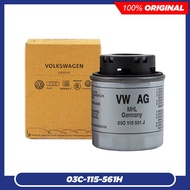 VOLKSWAGEN AUDI OIL FILTER -  Polo / Golf / Jetta / Beetle / Tiguan 1.4 TSI (03C-115-561H)