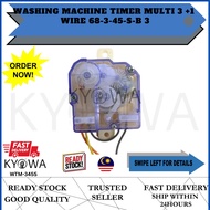 WASHING MACHINE TIMER MULTI 3 +1  WIRE 68-3-45-S-B 3 (345S)