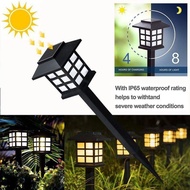 Ready Stock M’Sia Solar Lampu pelita  Powered Pathway Waterproof LED Light for Garden Landscape Path