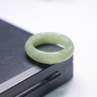 Light Green Jade Ring Glass Texture size 61-62 mm