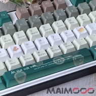 Vietnamese Delicious Food Keycap Cherry Profile 127 Keys PBT Wooting Aula F75 Mechanical Keycaps Cre