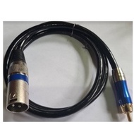 XLR male to RCA (1meter) audio cable
