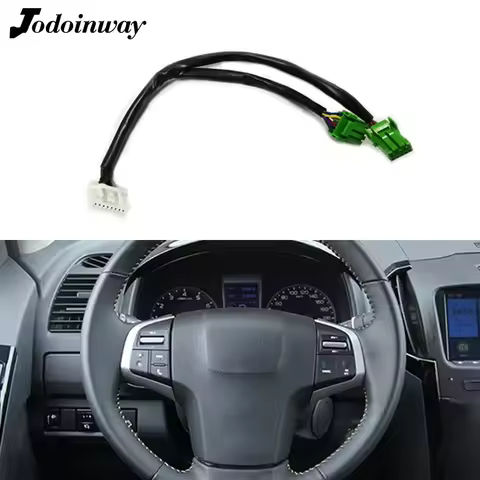 Cruise Control Cable Steering Wheel control adapter Interface Audio Volume Switch Wire For Isuzu dma