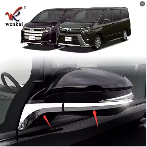 Car Rearview Mirror Trim Sticker Cover Strip Fit For Toyota NOAH/VOXY 80 Decorative Car Accessories