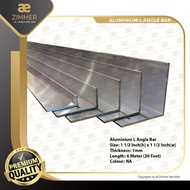 Ae Zimmer Aluminium L Angle Bar (6Meter) | Awning ACP铝L角钢（6米）| 遮阳篷ACP