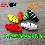 READY STOCK | EXP Caterpillar 45mm / 5g Soft Rubber Frog
