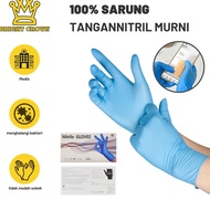 &gt;XC26619&lt; Bright Crown Medical 100% Nitrile Gloves/Nitrile Synthetic Gloves 100pcs/Nitrile /4 SIze