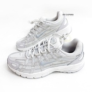 NIKE P-6000 SE White Gray Retro Reflective Daddy Shoes Jogging IF1756-100 Sports Women's DOT Gatheri